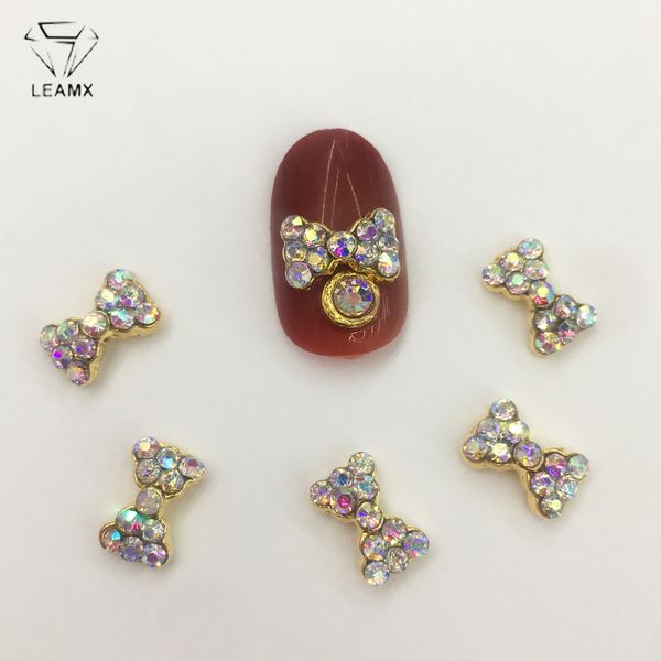 leamx 10 pcs/bag ab rhinestone bow nails art decorations 3d bow tie metal nail jewelry accessories diy nail tips l427, Silver;gold
leamx 10 pcs/bag ab rhinestone bow nails art decorations 3d bow tie metal nail jewelry accessories diy nail tips l427, Silver;gold