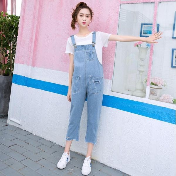 2019 new fashion women jumpsuit denim overalls ripped stretch dungarees high waist long jeans pants rompers blue jeans playsuit, Black;white
2019 new fashion women jumpsuit denim overalls ripped stretch dungarees high waist long jeans pants rompers blue jeans playsuit, Black;white