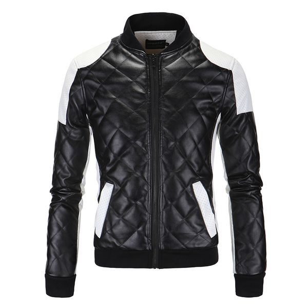 men's motorcycle clothing men's baseball collar leathercoat trend black and white color matching thick large size leather jacket
men's motorcycle clothing men's baseball collar leathercoat trend black and white color matching thick large size leather jacket