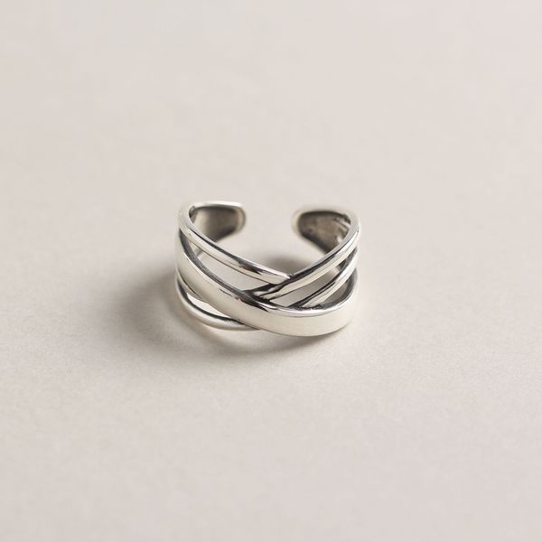 xcliu 925 sterling silver multi-layer winding irregular rings silver fashion vintage open rings for women designer jewelr gift, Golden;silver
xcliu 925 sterling silver multi-layer winding irregular rings silver fashion vintage open rings for women designer jewelr gift, Golden;silver
