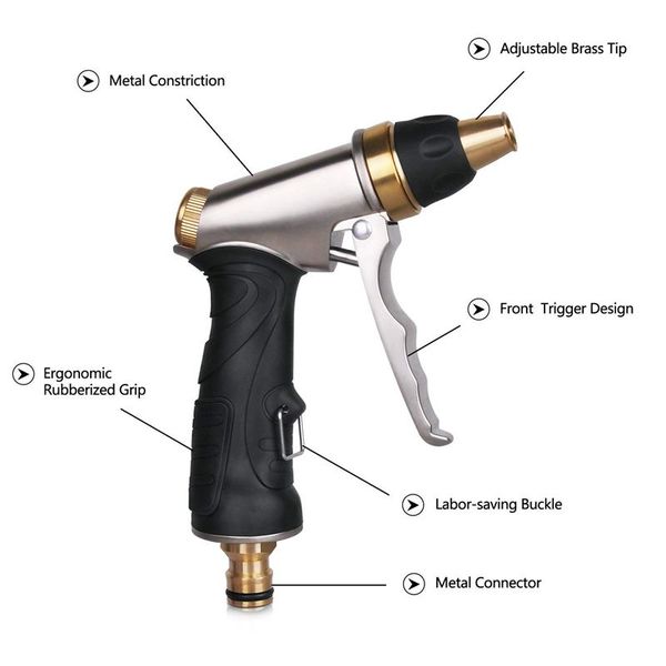 hose spray-gun, hose spray nozzle watering-gun - high pressure metal spray nozzle for car washing/plant watering suitable for
hose spray-gun, hose spray nozzle watering-gun - high pressure metal spray nozzle for car washing/plant watering suitable for