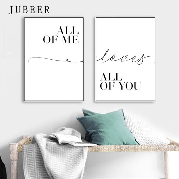scandinavian style black and white motivational love quote posters minimalist canvas painting for living room decoration picture
scandinavian style black and white motivational love quote posters minimalist canvas painting for living room decoration picture