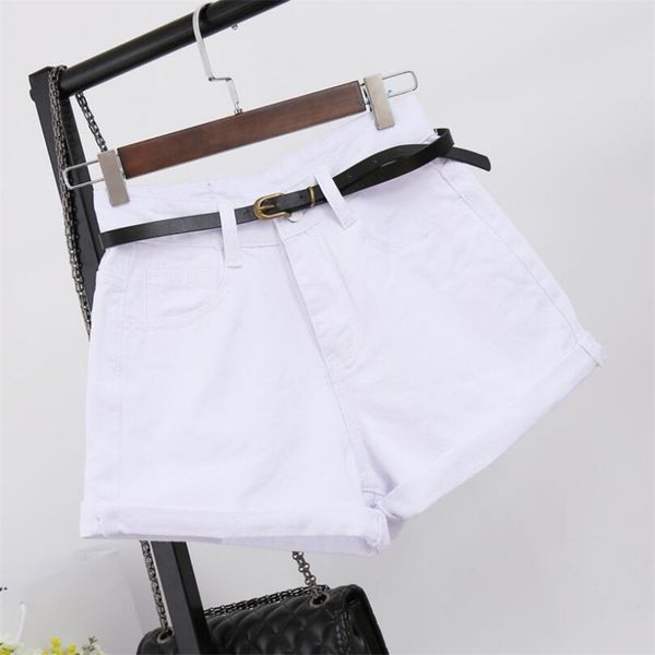 2019 spring summer women jeans shorts casual high waisted rolled denim shorts with pockets plus size r840, White;black
2019 spring summer women jeans shorts casual high waisted rolled denim shorts with pockets plus size r840, White;black
