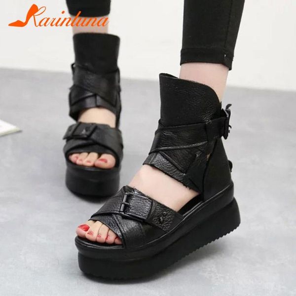 karin 2020 big size 43 retro sandals woman shoes platform wedge high heels black gladiator sandals female
karin 2020 big size 43 retro sandals woman shoes platform wedge high heels black gladiator sandals female