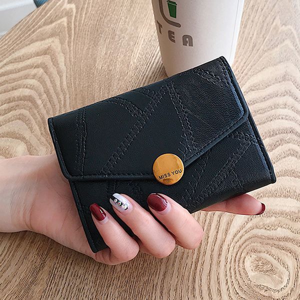new fashion cute pu leather mini wallet women's small clutch female purse ladies coin card holder bag, Red;black
new fashion cute pu leather mini wallet women's small clutch female purse ladies coin card holder bag, Red;black