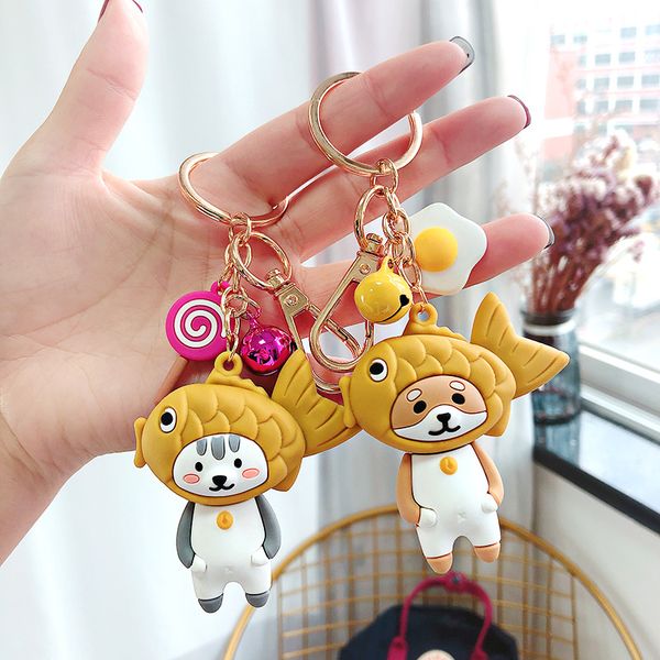 sea bream doll car keychain pendant creative cute net red key chain female couple ins schoolbag pendant, Silver
sea bream doll car keychain pendant creative cute net red key chain female couple ins schoolbag pendant, Silver