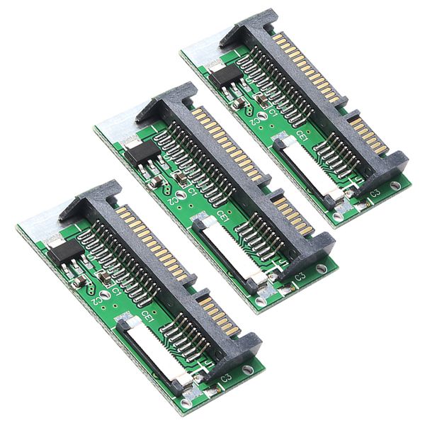 3 pieces sata adapter card, 1.8inch lif to 2.5inch sata 24pin zif to 22pin sata converter adapter card, no capacity limit
3 pieces sata adapter card, 1.8inch lif to 2.5inch sata 24pin zif to 22pin sata converter adapter card, no capacity limit