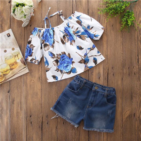 Emmababy Hot Lovely Toddler Kids Baby Girls 2PCS Outfits Set Clothes T-shirt Tops+Pants Denim Shorts Skirt
Emmababy Hot Lovely Toddler Kids Baby Girls 2PCS Outfits Set Clothes T-shirt Tops+Pants Denim Shorts Skirt