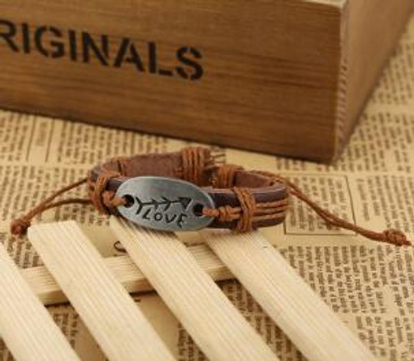 12pcs/lot new arrilval alloy new lovers charm bracelet punk fish bones love leather bracelet jewery for men and women item, Golden;silver
12pcs/lot new arrilval alloy new lovers charm bracelet punk fish bones love leather bracelet jewery for men and women item, Golden;silver