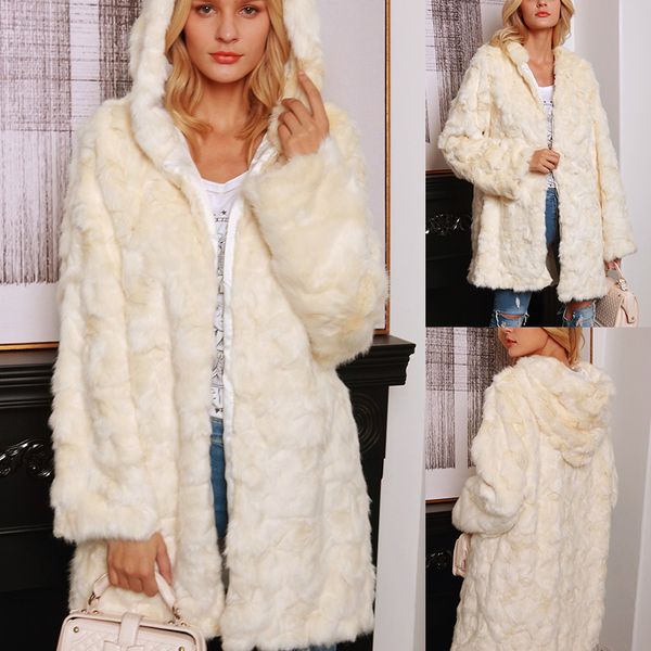new 2019 women long sleeve autumn winter coat women long faux fur coat hooded plus size solid female fur loose outwear 3xl, Black
new 2019 women long sleeve autumn winter coat women long faux fur coat hooded plus size solid female fur loose outwear 3xl, Black