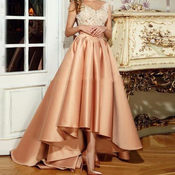 red carpet elegant long skirt champagne 2019 saia new arrival skirt women faldas pleated hi low formal party floor length, Black
red carpet elegant long skirt champagne 2019 saia new arrival skirt women faldas pleated hi low formal party floor length, Black