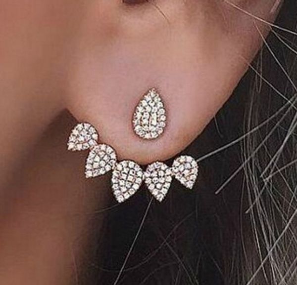 10 styles ear jacket lotus flower back hanging earrings jackets for women girls simple chic ear stud earrings, Golden;silver
10 styles ear jacket lotus flower back hanging earrings jackets for women girls simple chic ear stud earrings, Golden;silver