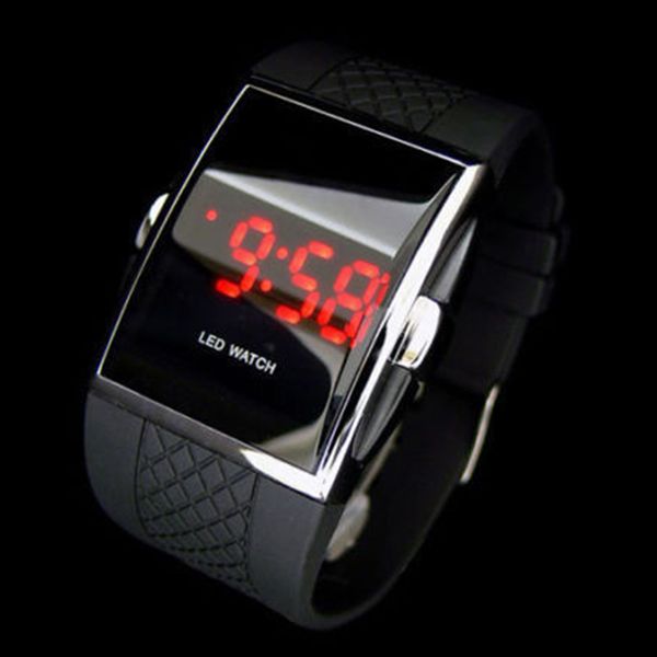 fashion casual square case led digital display sports wrist watch gift, Slivery;brown
fashion casual square case led digital display sports wrist watch gift, Slivery;brown