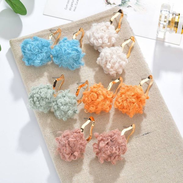 new western style 5 colors earring jewelry beautiful boho flower woolen yarn ball pendant drop earrings for women gift, Silver
new western style 5 colors earring jewelry beautiful boho flower woolen yarn ball pendant drop earrings for women gift, Silver