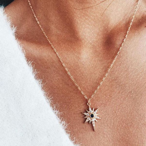 fashion vintage style rhinestone hexagram star pendant necklaces for women gold chain geometric clavicle necklace beach jewelry kolye yn50, Silver
fashion vintage style rhinestone hexagram star pendant necklaces for women gold chain geometric clavicle necklace beach jewelry kolye yn50, Silver