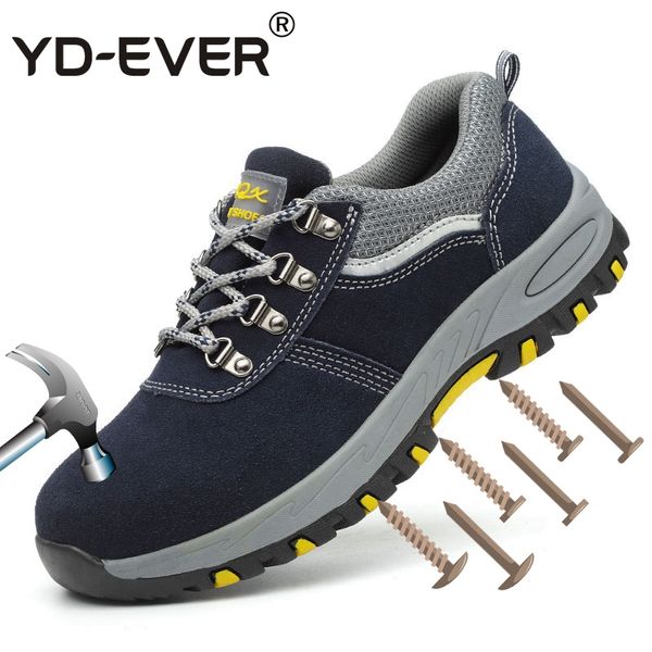 yd-ever plu size safety shoes men steel toe cow suede men work shoes breathable wear-resisting puncture-proof safety boots, Black
yd-ever plu size safety shoes men steel toe cow suede men work shoes breathable wear-resisting puncture-proof safety boots, Black