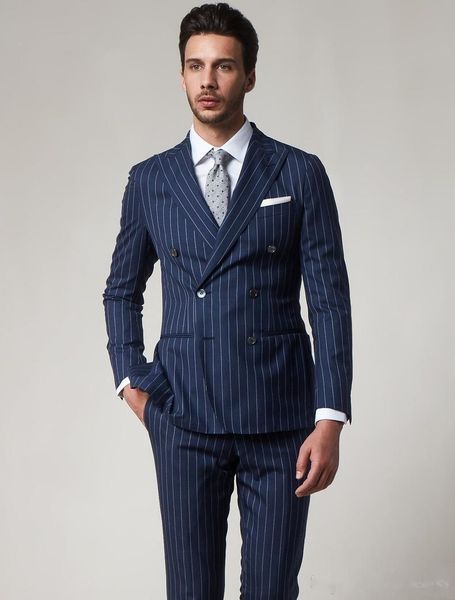 blue stripe groom tuxedos double-breasted men wedding tuxedos peak lapel jacket blazer popular men dinner/darty suit(jacket+pants+tie) 1133, Black;gray
blue stripe groom tuxedos double-breasted men wedding tuxedos peak lapel jacket blazer popular men dinner/darty suit(jacket+pants+tie) 1133, Black;gray