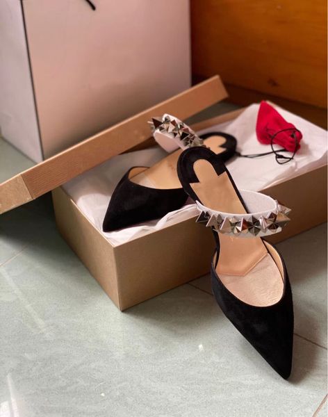 summer pointed toe women red bottom planet choc flat lady sandals slippers studs sandals flats luxury designer flip flops sandalias, Black
summer pointed toe women red bottom planet choc flat lady sandals slippers studs sandals flats luxury designer flip flops sandalias, Black