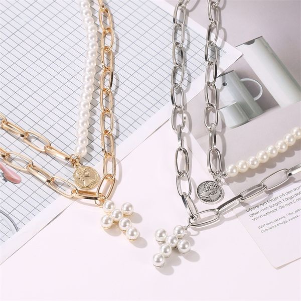 necklace chain women artificial pearl necklaces jewelry ladies cross pendant silver color hyperbole party alloy naszyjnik
necklace chain women artificial pearl necklaces jewelry ladies cross pendant silver color hyperbole party alloy naszyjnik