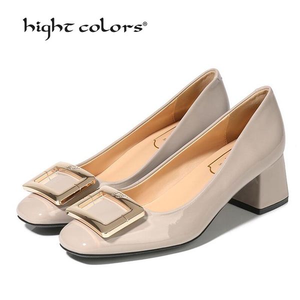 34~40) new 2020 fashion metal square buckle women pumps 5cm high heels shoes square toe shallow women's party shoes hs-168, Black
34~40) new 2020 fashion metal square buckle women pumps 5cm high heels shoes square toe shallow women's party shoes hs-168, Black