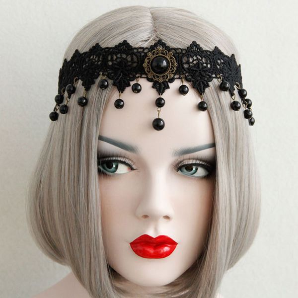beads black hairbands for women girls neo-gothic flower lace tiara headdress female halloween party fashion jewelry new 2019, Golden;white
beads black hairbands for women girls neo-gothic flower lace tiara headdress female halloween party fashion jewelry new 2019, Golden;white