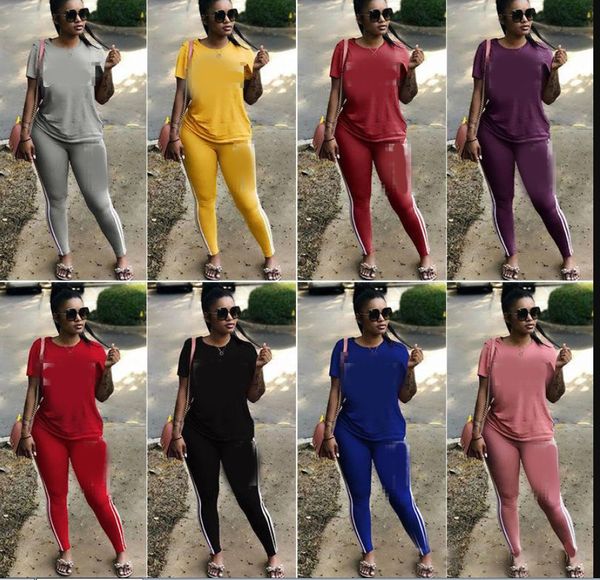 8 colors womens fashion printed designer tracksuits style ladies sport suits two piece clothing sets tshirts pants, Gray
8 colors womens fashion printed designer tracksuits style ladies sport suits two piece clothing sets tshirts pants, Gray