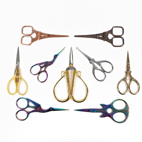 vintage stainless steel scissors european-style small cross-stitch scissors sewing accessories for home needlework hairdressing, Black
vintage stainless steel scissors european-style small cross-stitch scissors sewing accessories for home needlework hairdressing, Black