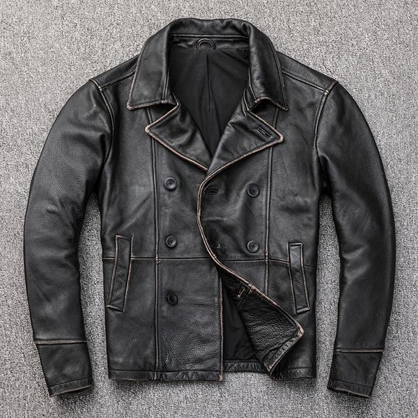 2020 men's hunting genuine leather jacket men slim fit vintage cowhide short leather clothing motorcycle biker leather coat, Black
2020 men's hunting genuine leather jacket men slim fit vintage cowhide short leather clothing motorcycle biker leather coat, Black