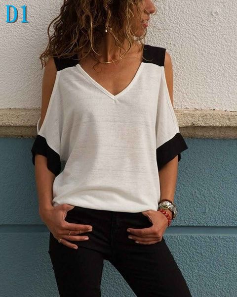 designer women t shirt brand 2019 women's summer explosions design luxury off-the-shoulder v-neck short-sleeved t-shirt women's sh, White
designer women t shirt brand 2019 women's summer explosions design luxury off-the-shoulder v-neck short-sleeved t-shirt women's sh, White
