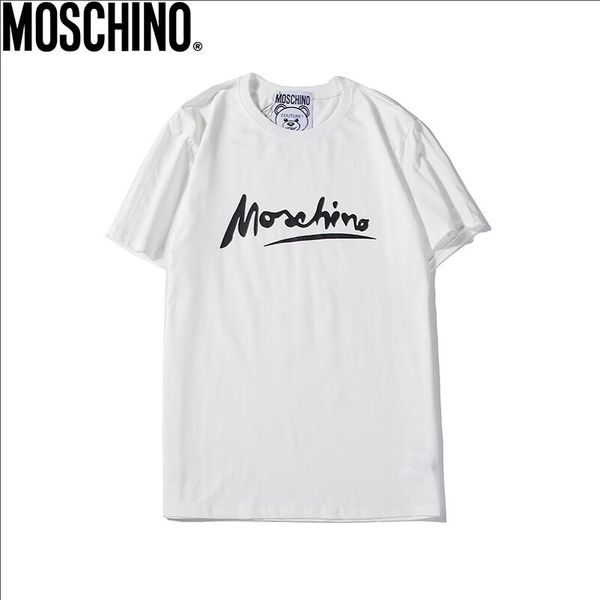2019 summer fashion designers men's shirt t-shirt letter embroidery t-shirt men's brand short-sleeved t-shirt women's shirt-0, White 
2019 summer fashion designers men's shirt t-shirt letter embroidery t-shirt men's brand short-sleeved t-shirt women's shirt-0, White