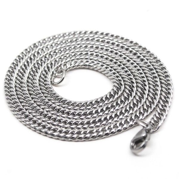 mxgxfam 50/60/70/80 cm white long figaro necklaces jewlery 4 mm for men 316l titanium steel no fade, Silver
mxgxfam 50/60/70/80 cm white long figaro necklaces jewlery 4 mm for men 316l titanium steel no fade, Silver