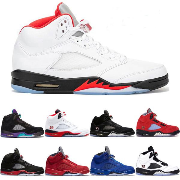 2020 new fire red 5 5s men basketball shoes michigan black grape og black metallic 5 designer sports sneakers trainer, White;red
2020 new fire red 5 5s men basketball shoes michigan black grape og black metallic 5 designer sports sneakers trainer, White;red