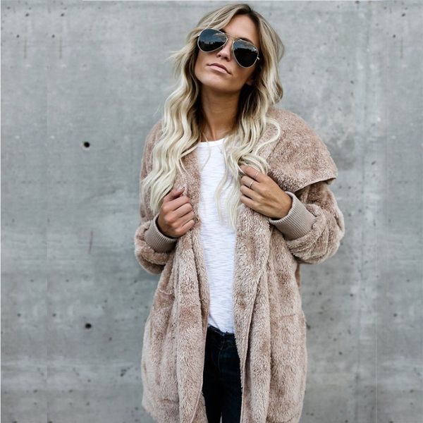 wholeslae-new year spring autumn faux fur teddy bear coat jacket women fashion open stitch hooded coat female long sleeve fuzzy jacket 3xl, Black
wholeslae-new year spring autumn faux fur teddy bear coat jacket women fashion open stitch hooded coat female long sleeve fuzzy jacket 3xl, Black