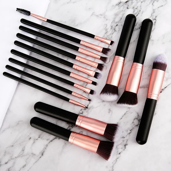 14pcs premium makeup brushes kit foundation powder eyelash eyebrow eyeshadow black gold make up brush lip brush cosmetic tools
14pcs premium makeup brushes kit foundation powder eyelash eyebrow eyeshadow black gold make up brush lip brush cosmetic tools