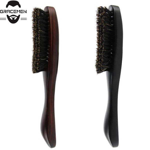 moq 100 pcs for amazon quality beard brush with boar bristle and wooden handle custom logo bearded men grooming brushes, Silver 
moq 100 pcs for amazon quality beard brush with boar bristle and wooden handle custom logo bearded men grooming brushes, Silver