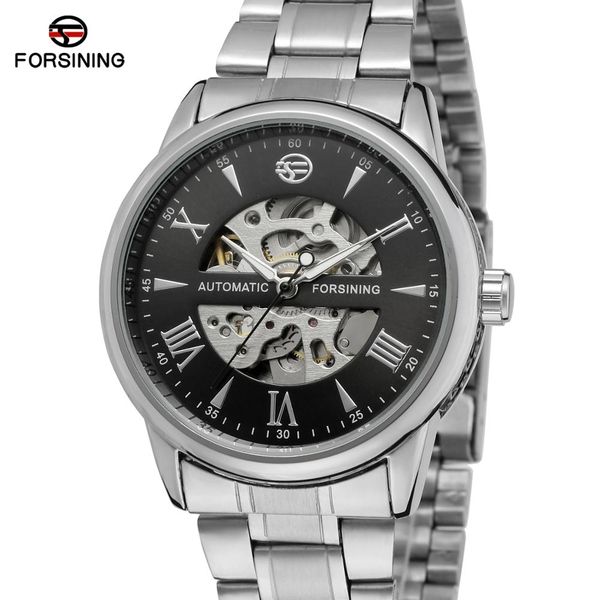 forsining silver stainless steel flower hands design unique obscure case mens automatic skeleton wrist watches top, Slivery;brown
forsining silver stainless steel flower hands design unique obscure case mens automatic skeleton wrist watches top, Slivery;brown