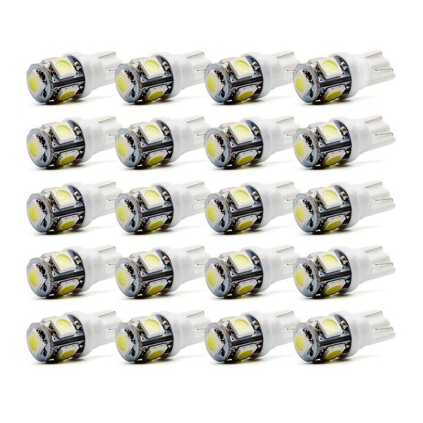 20x t10 led w5w 5smd white lights led car light wedge lamp bulbs super bright dc 12v
20x t10 led w5w 5smd white lights led car light wedge lamp bulbs super bright dc 12v