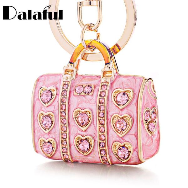 dalaful enamel crystal heart handbag keychains stylish purse bag buckle pendant for car keyrings key chains holder women k234, Silver
dalaful enamel crystal heart handbag keychains stylish purse bag buckle pendant for car keyrings key chains holder women k234, Silver