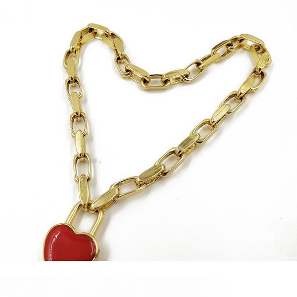 new women vintage red enamel heart choker neklace fashion metal chain pendant necklace gold punk jewelry femme colliers 2019, Golden;silver
new women vintage red enamel heart choker neklace fashion metal chain pendant necklace gold punk jewelry femme colliers 2019, Golden;silver