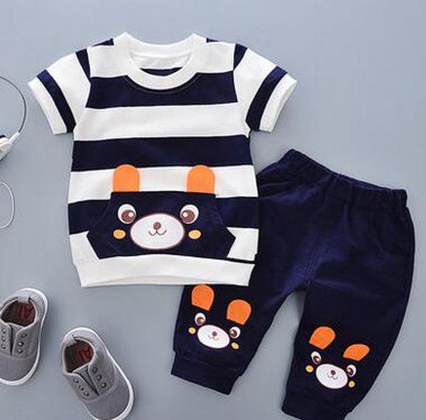 2019 new ummer tyle children little bear and elephant pattern hort leeved pant two piece uit fa hion boy thin ection cotton wear
2019 new ummer tyle children little bear and elephant pattern hort leeved pant two piece uit fa hion boy thin ection cotton wear