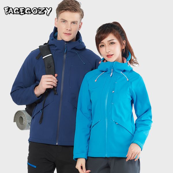 facecozy softshell hiking jackets winter outdoor men women trekking thick jackets sports climbing windbreaker camping coats, Blue;black
facecozy softshell hiking jackets winter outdoor men women trekking thick jackets sports climbing windbreaker camping coats, Blue;black
