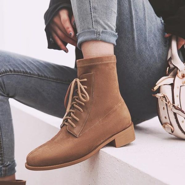 simple personality fashion trend women's shoes spring autumn leisure comfortable pointed warmth tube without lining suede boots, Black
simple personality fashion trend women's shoes spring autumn leisure comfortable pointed warmth tube without lining suede boots, Black