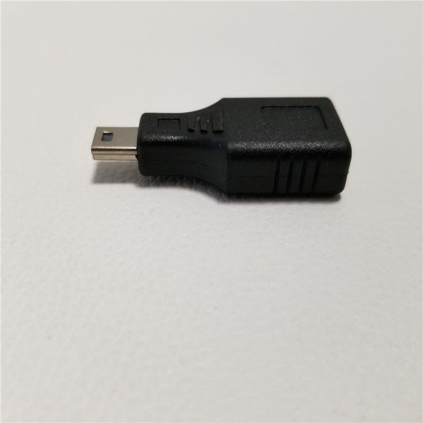 10pcs/lot usb type a female to mini type b male 5pin adapter converter jack black 
10pcs/lot usb type a female to mini type b male 5pin adapter converter jack black