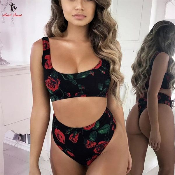 ariel sarah 2019 high neck bikini high waist swimsuit women floral bikini set swimwear rose printing bikini halter biquini
ariel sarah 2019 high neck bikini high waist swimsuit women floral bikini set swimwear rose printing bikini halter biquini