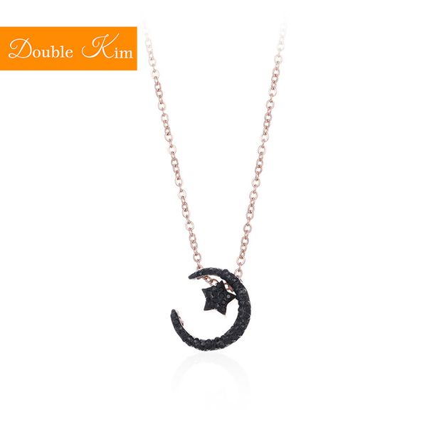 moon star zircon pendant necklace titanium stainless steel inlaid zircon necklace fashion trendy women jewelry gift dropshipping, Silver
moon star zircon pendant necklace titanium stainless steel inlaid zircon necklace fashion trendy women jewelry gift dropshipping, Silver