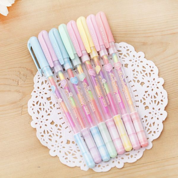 Korea Style Stationery Beautiful Colorful Rainbow Gel Pens Fashion Office School Supplies Writing Pens Painting Pens
Korea Style Stationery Beautiful Colorful Rainbow Gel Pens Fashion Office School Supplies Writing Pens Painting Pens