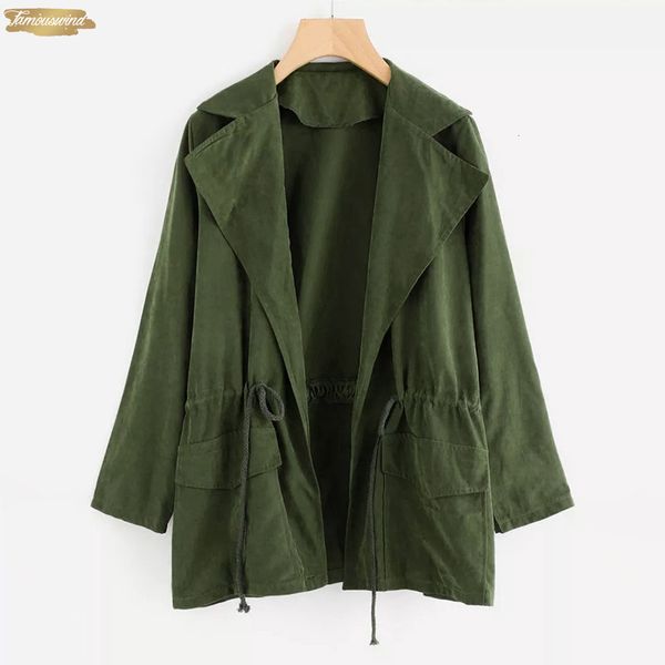jacket women army green long sleeve windbreaker parka pockets cardigan coat autumn outwear women clothes drop shipping, Black;brown
jacket women army green long sleeve windbreaker parka pockets cardigan coat autumn outwear women clothes drop shipping, Black;brown