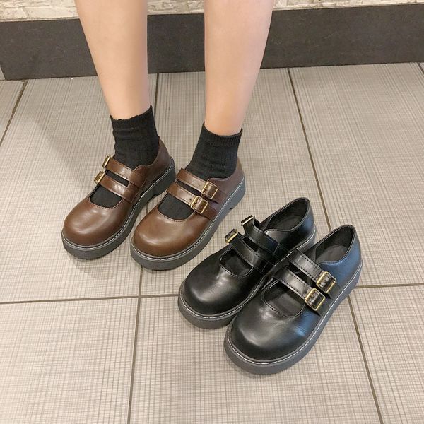 mori girl line small retro ~~~ female uniform ~~~ leather shoes korean-style versatile jk england xie bu soft girl round, Black
mori girl line small retro ~~~ female uniform ~~~ leather shoes korean-style versatile jk england xie bu soft girl round, Black