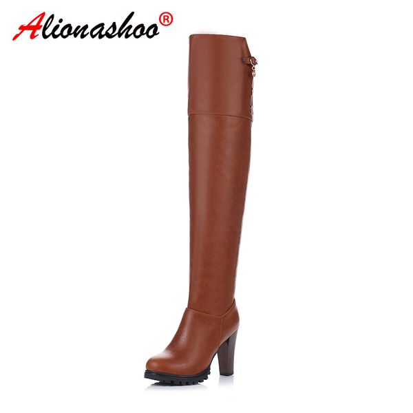 winter women over knee boots square high heels patchwork club pu leather round toe zipper riding long thigh high lady boots 43, Black
winter women over knee boots square high heels patchwork club pu leather round toe zipper riding long thigh high lady boots 43, Black