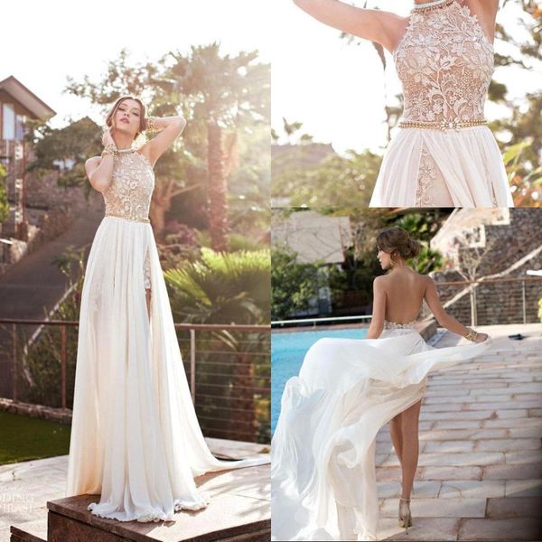 summer beach boho dresses evening wear halter sheer neck backless high side split detachable train sleeveless prom gowns formal party, Black;red
summer beach boho dresses evening wear halter sheer neck backless high side split detachable train sleeveless prom gowns formal party, Black;red